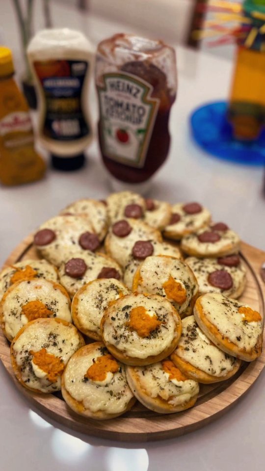 Bandeja de Mini Pizzas